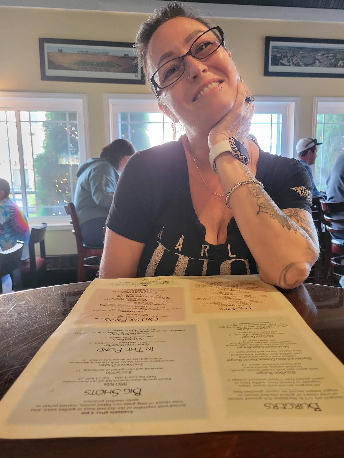 Menu at Mulligan's Restaurant, Cheboygan