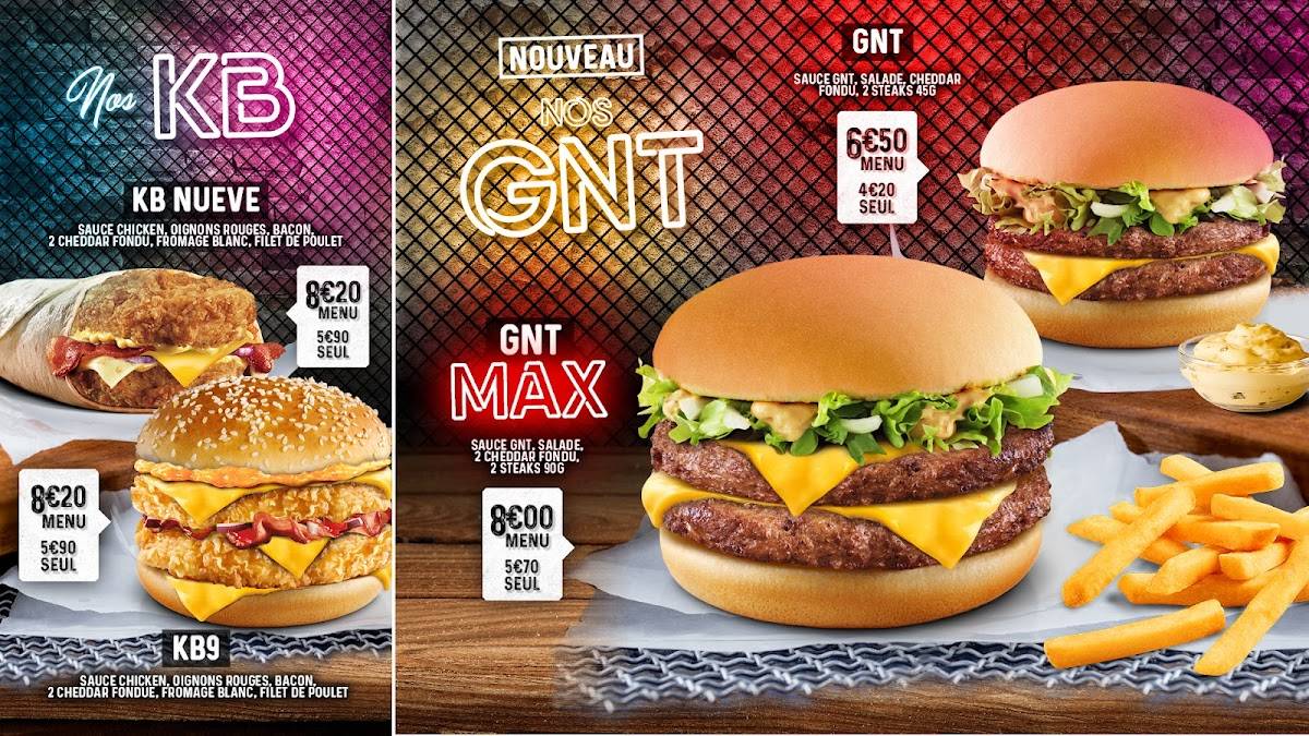 Menu de Must Burger