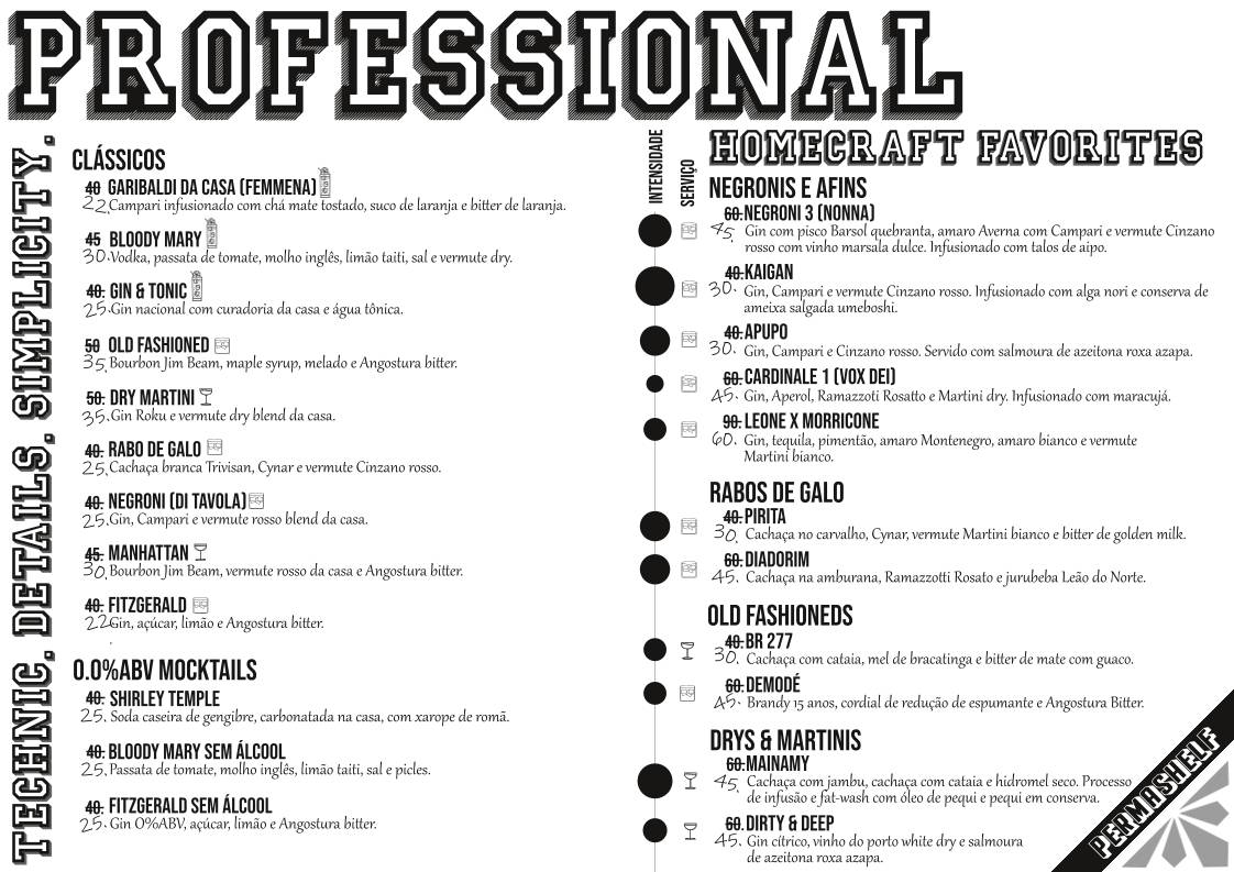 Mykola Lab Bar cardápio