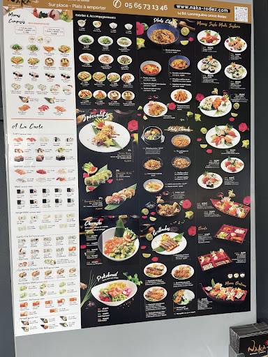 Menu de NAKA