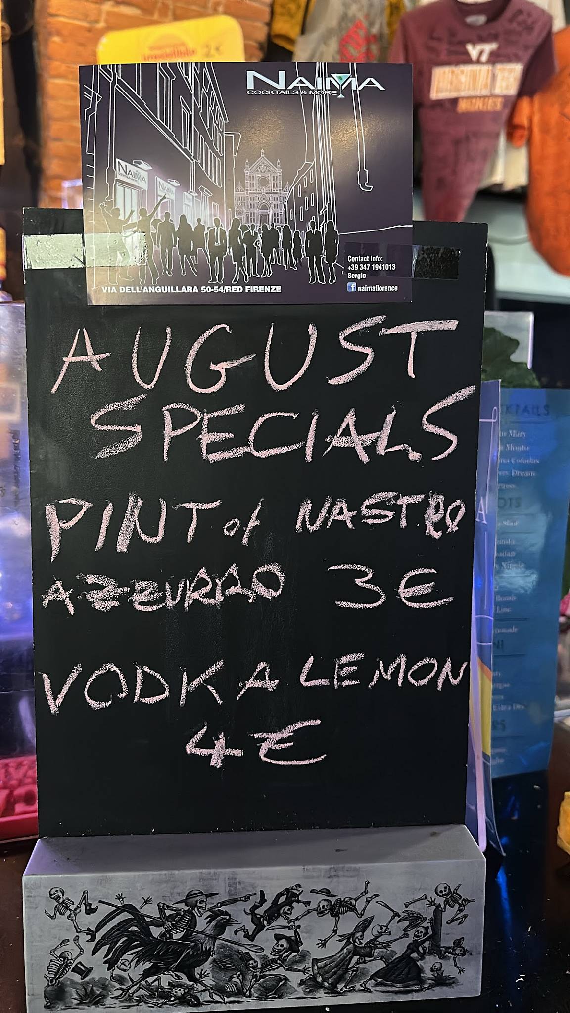 Menu di Naima 