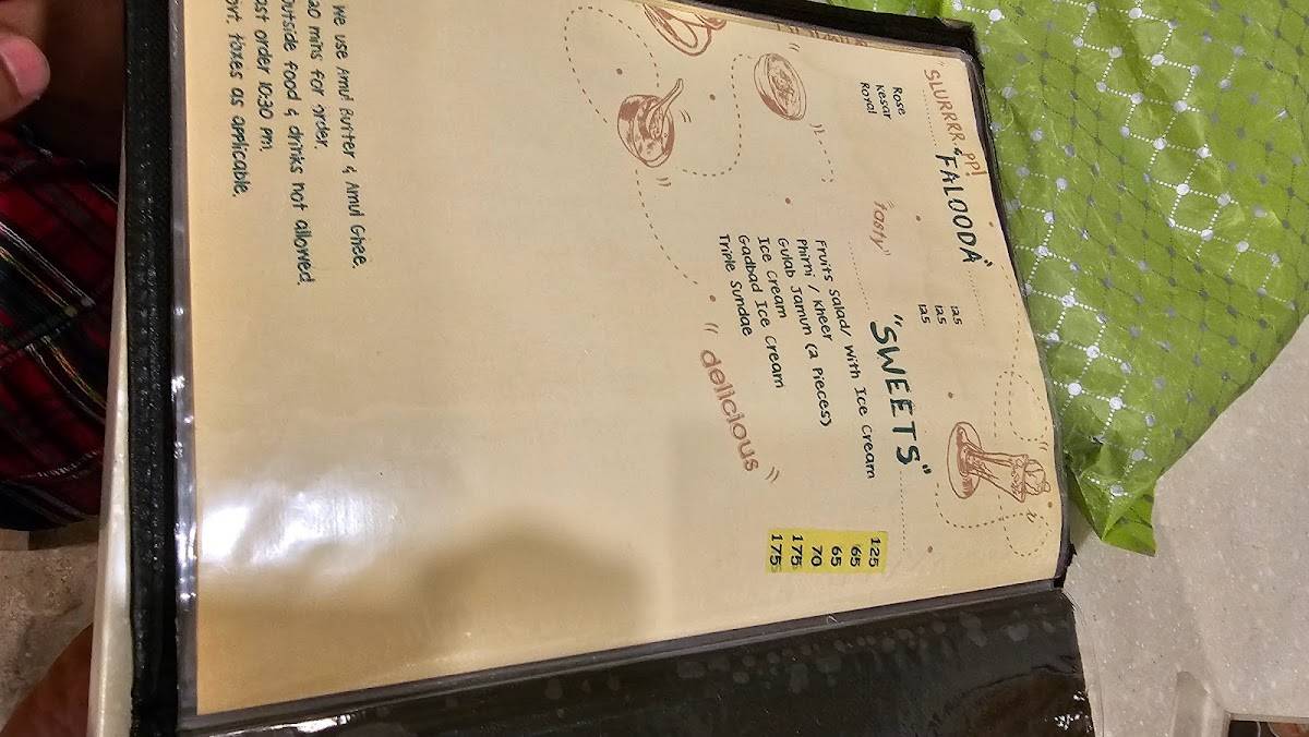 Nandan Pure Veg Restaurant menu