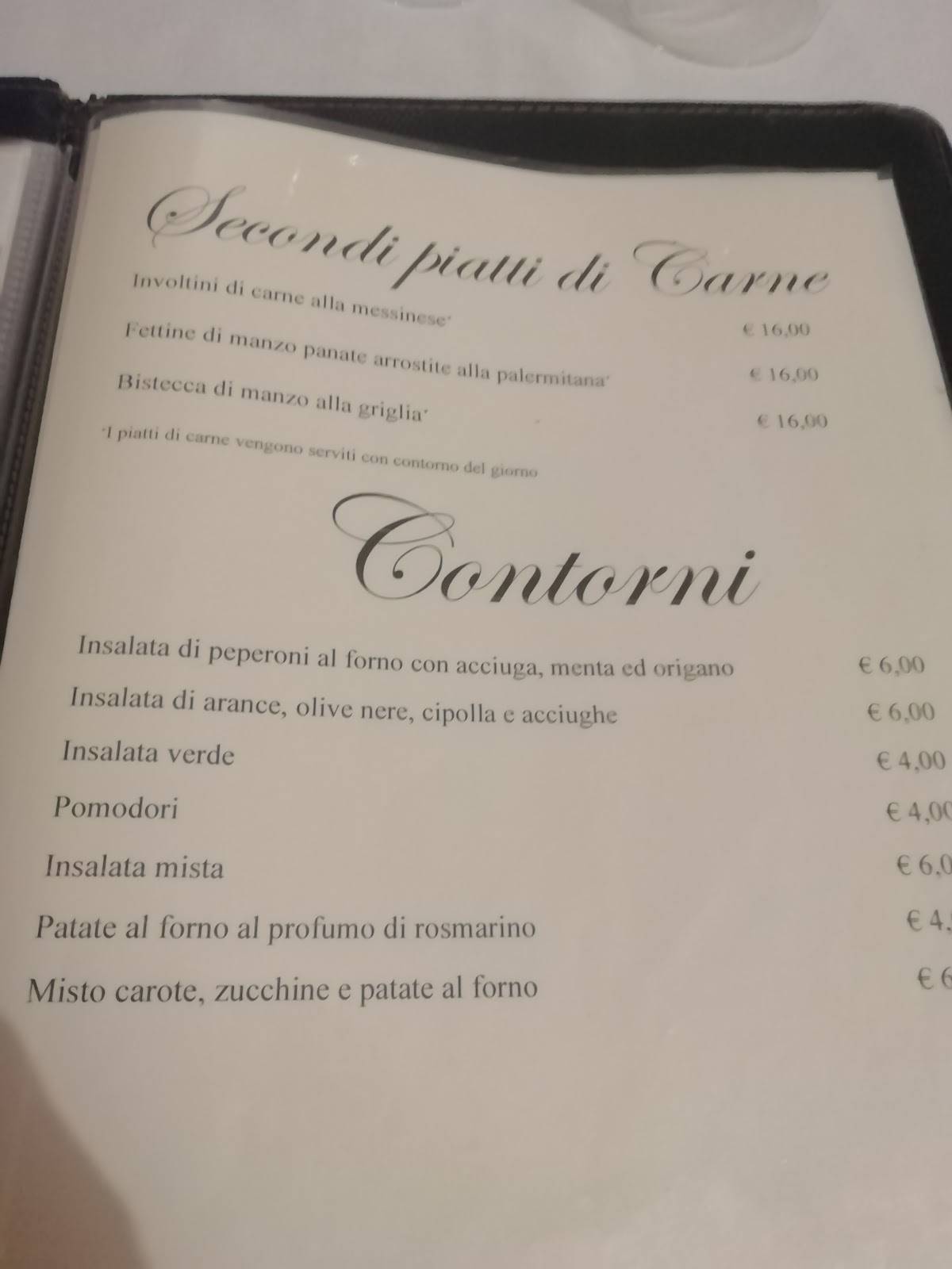Menu di Naxos 
