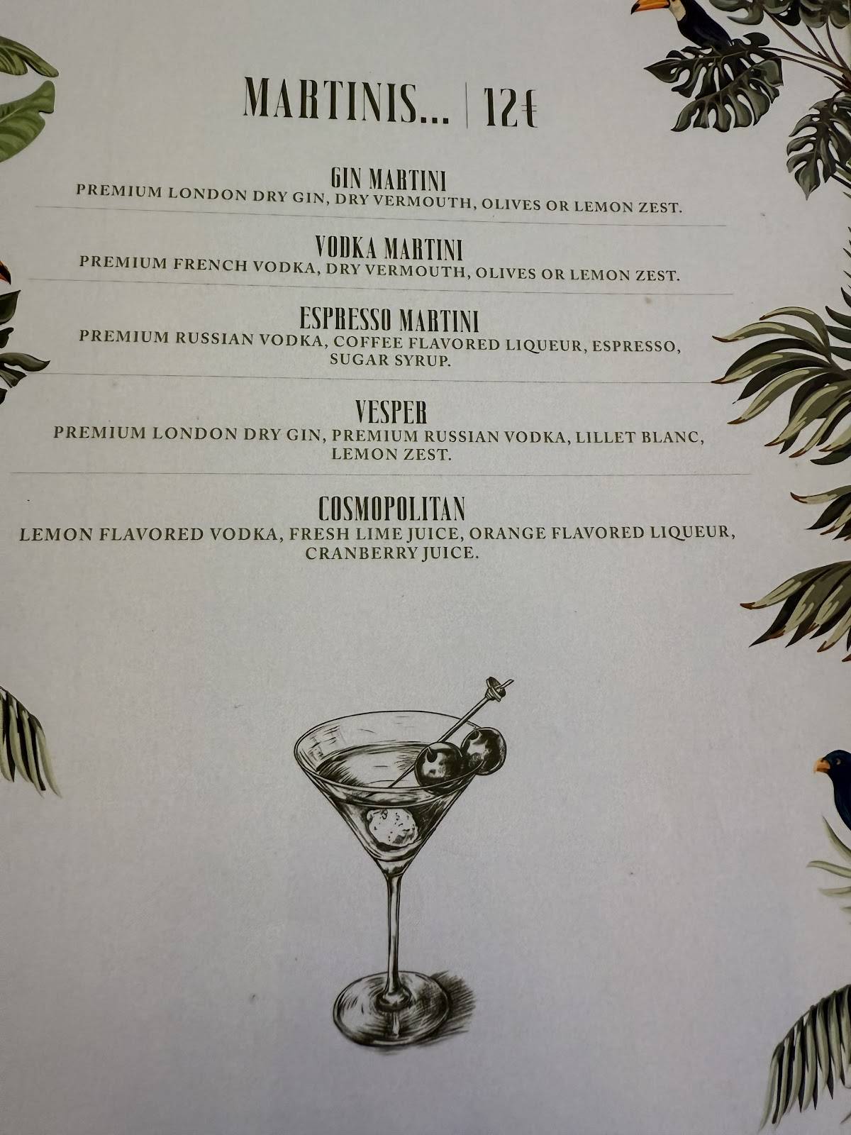 Menu di Negresco Bocca di Leone 