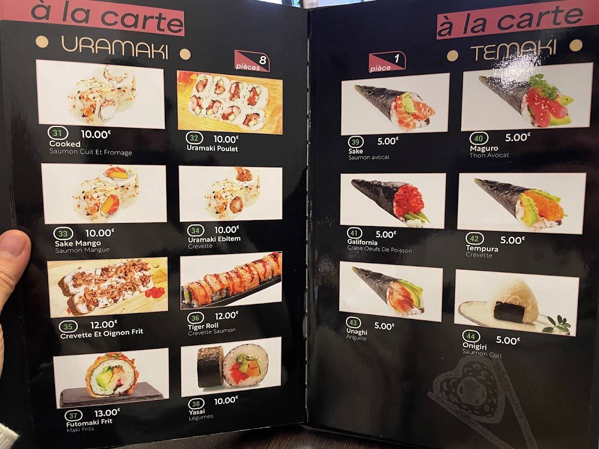 Menu de New Asia