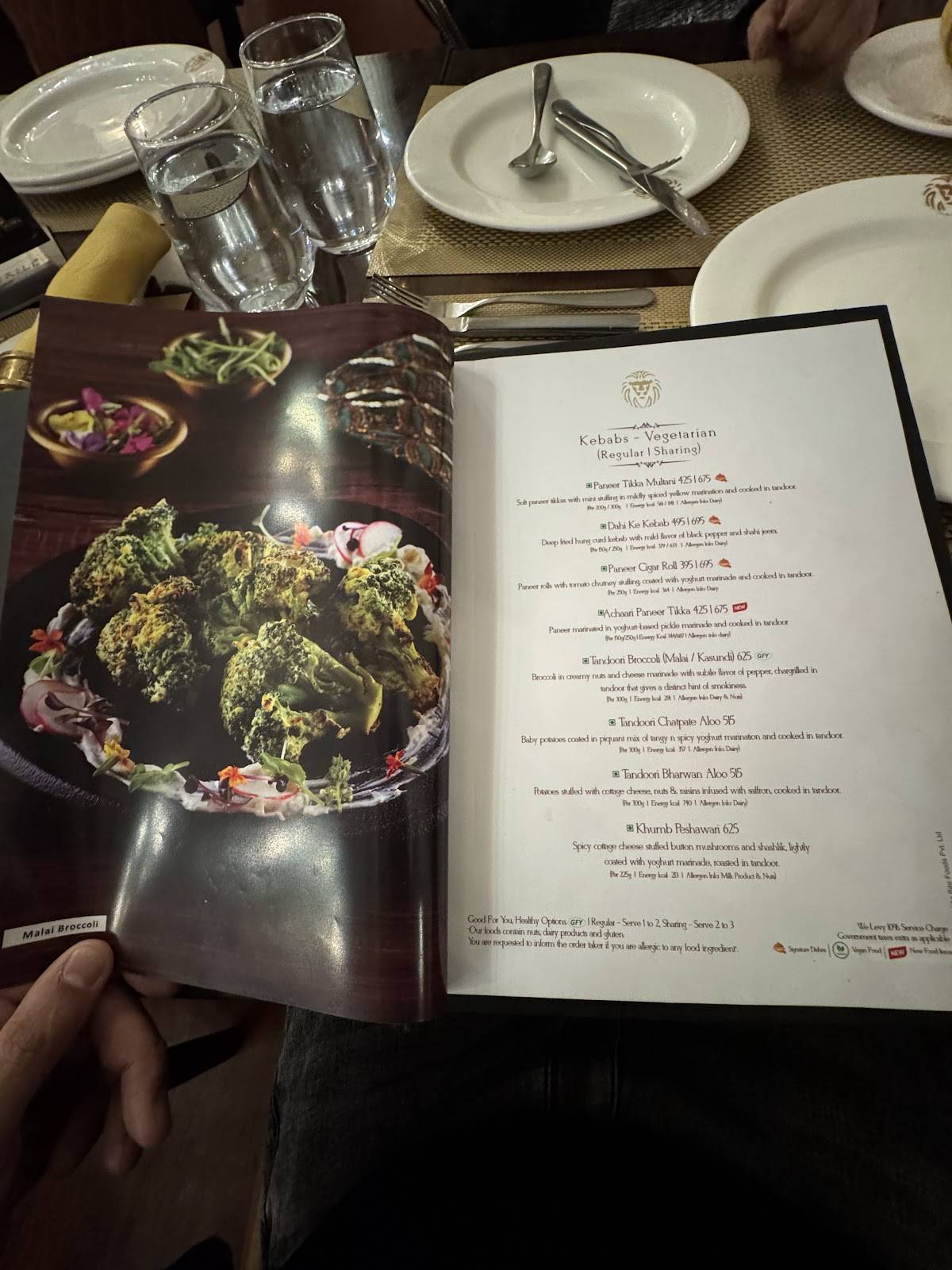 Punjab Grill Janpath menu