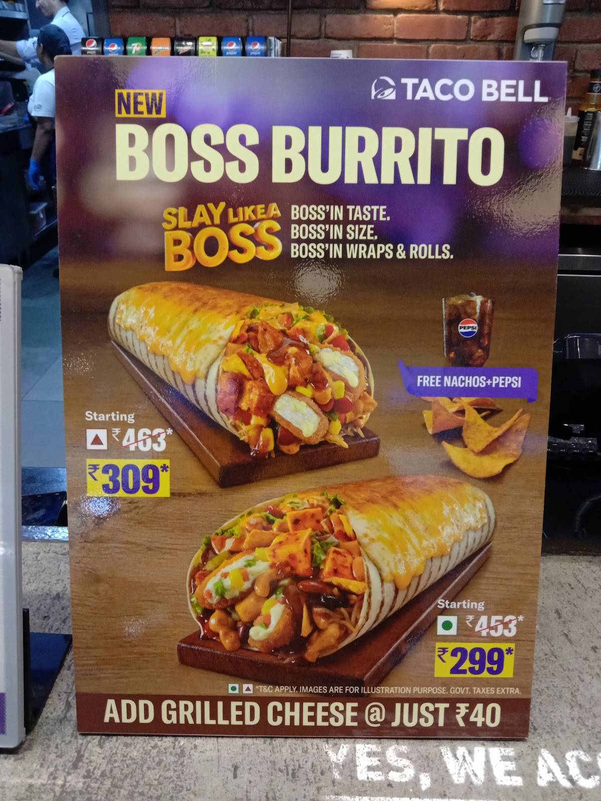 Taco Bell menu