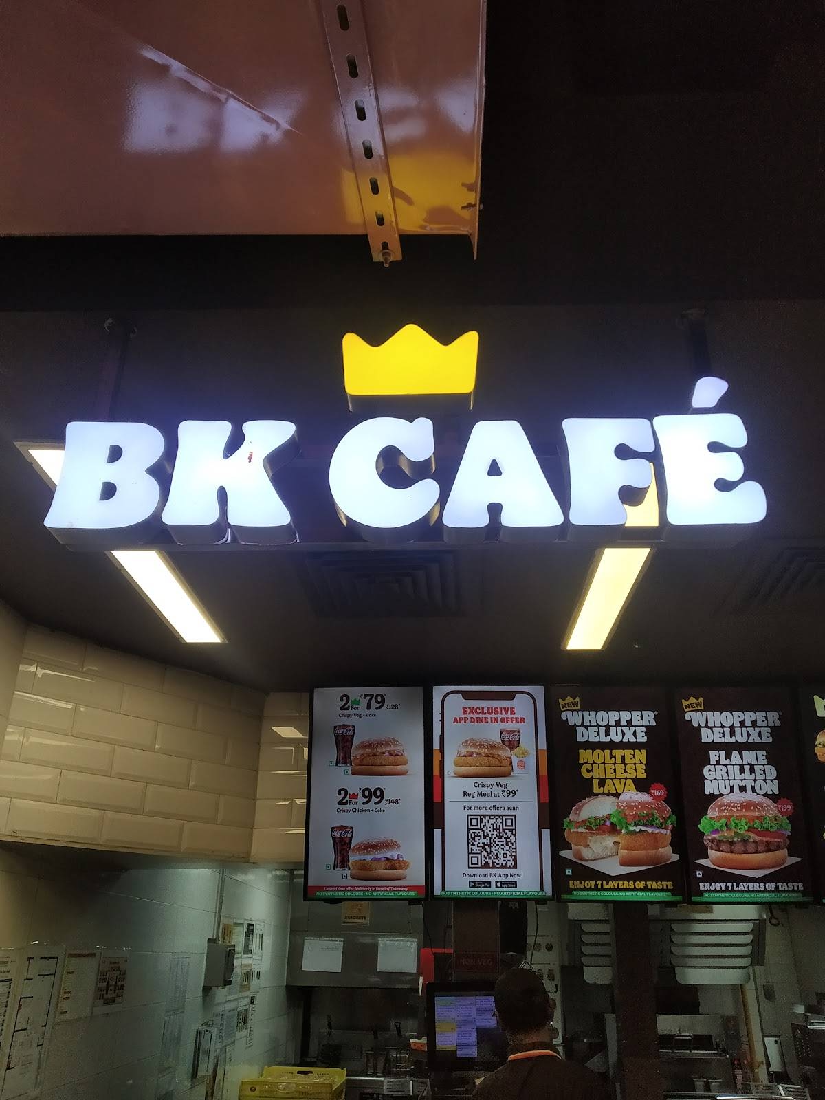 Burger King menu