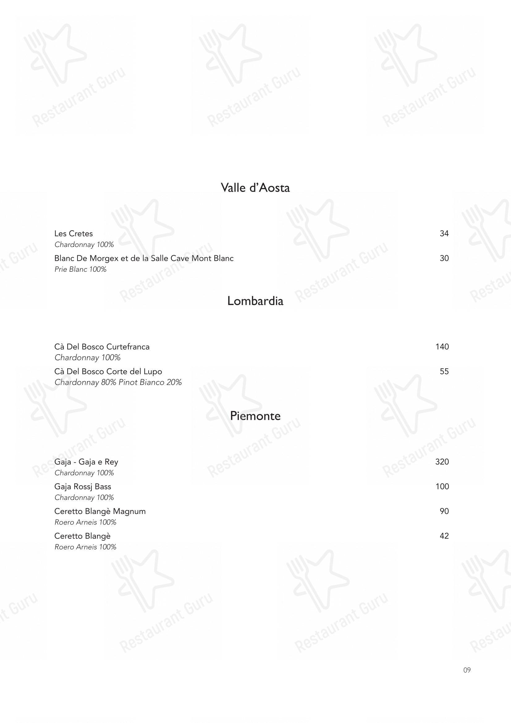 Menu bar per Nojo in Roma