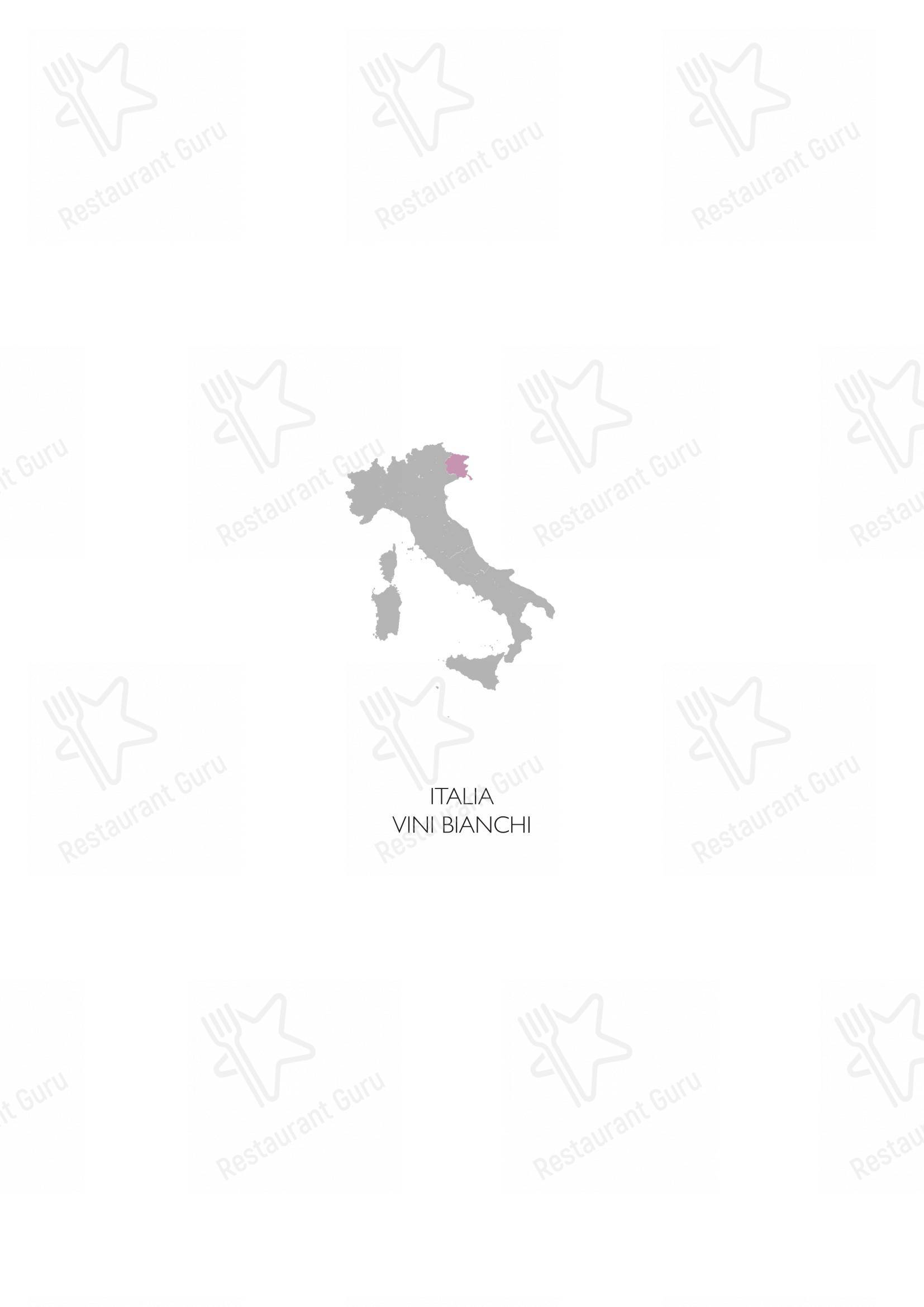 Menu bar per Nojo ristorante