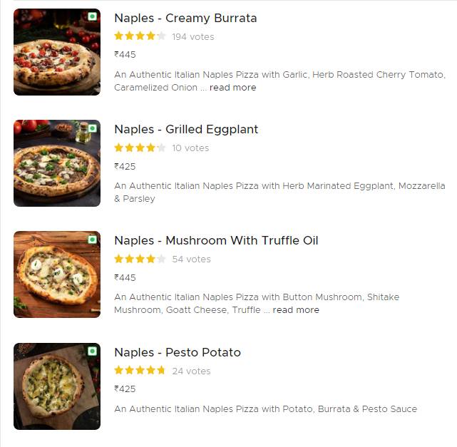 ENSO - Sourdough Pizza by Nomad - Malviya Nagar menu