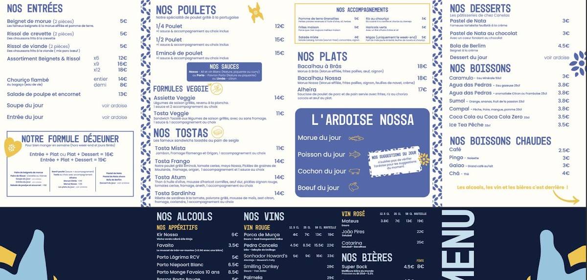 Menu de Nossa Churrasqueira Paris 5