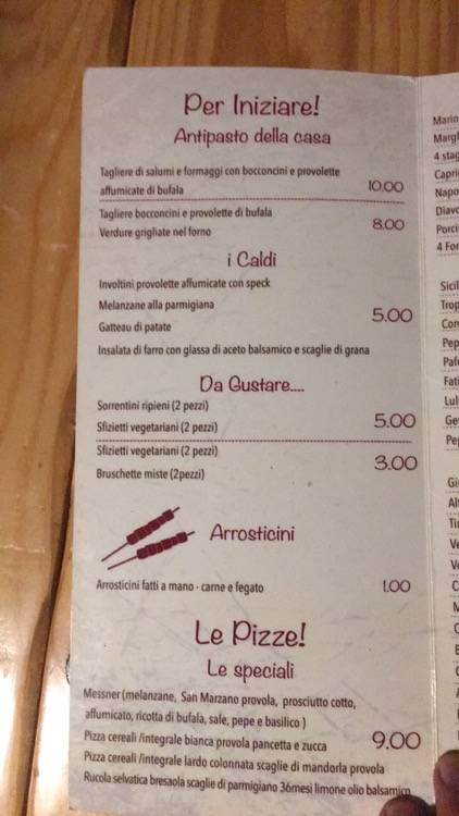 Menu di Notino 