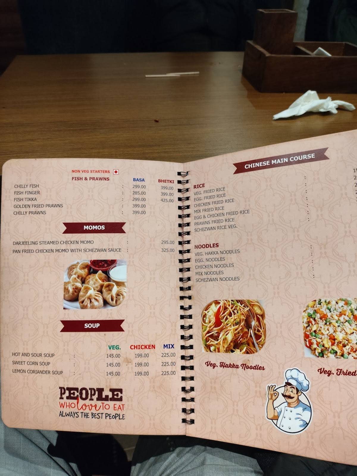 Novelty Restaurant Cum Bar menu