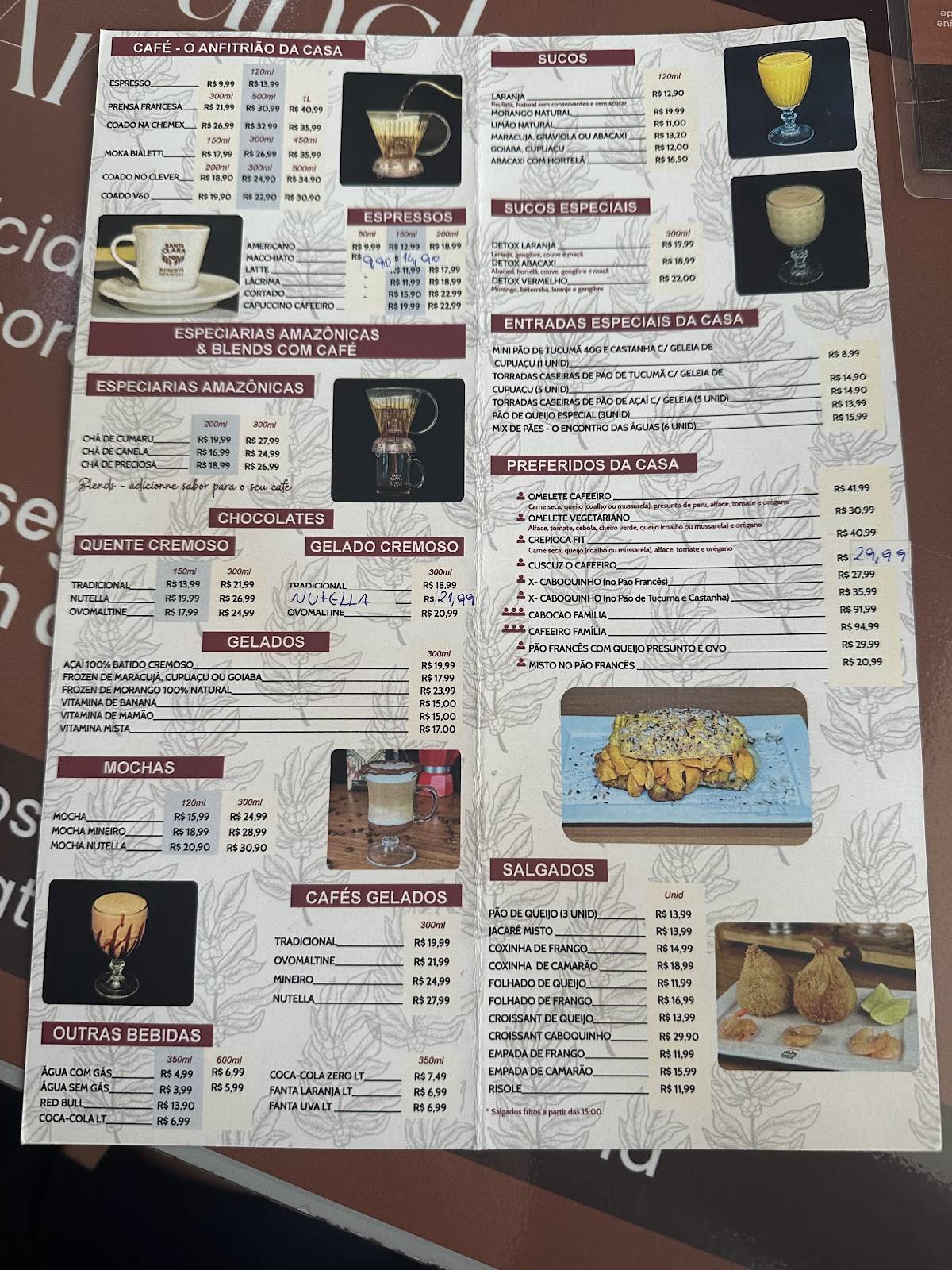 O Cafeeiro - Coffee & Bakery cardápio