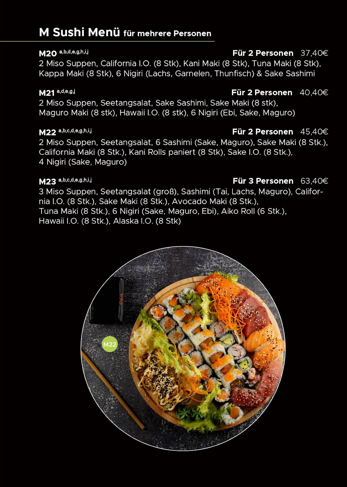 Menu de Asia Wok