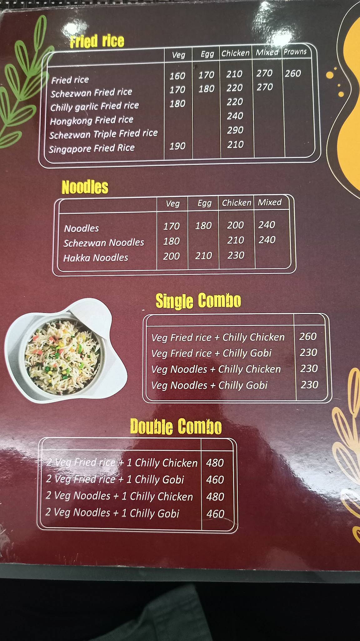 Ojeen- The Taste of Malabar menu