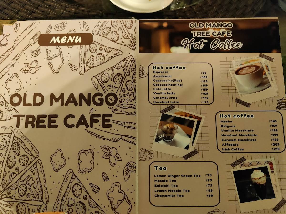 Old Mango Tree Cafe menu