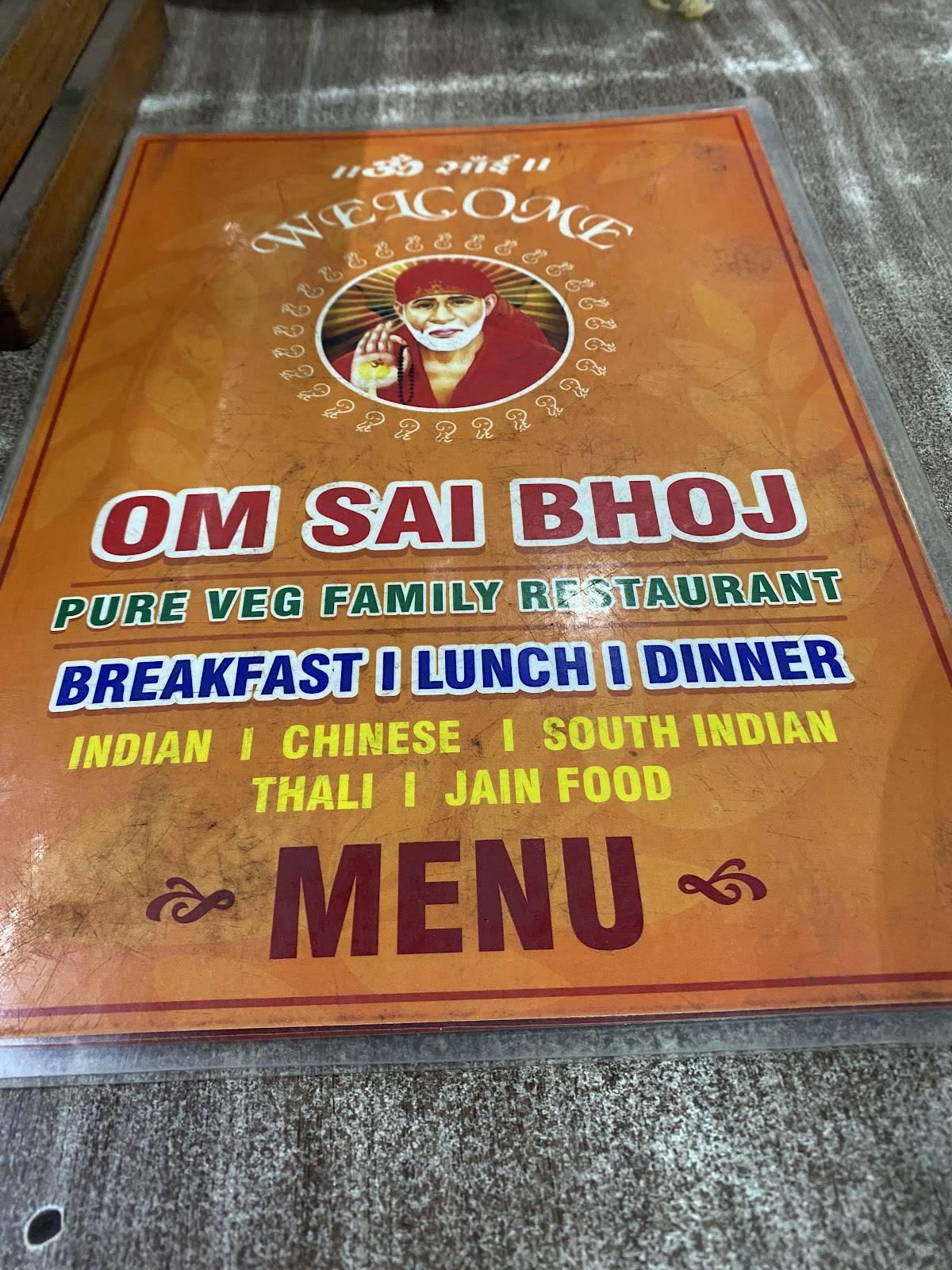 Om Saibhoj menu
