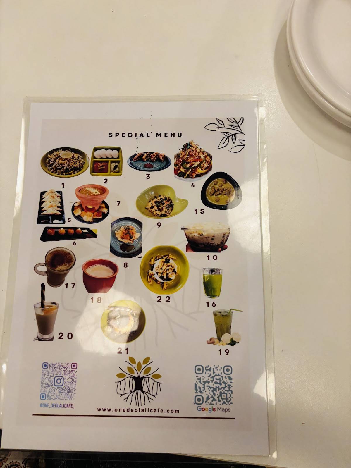 One Deolali cafe - Best Family Restaurant menu