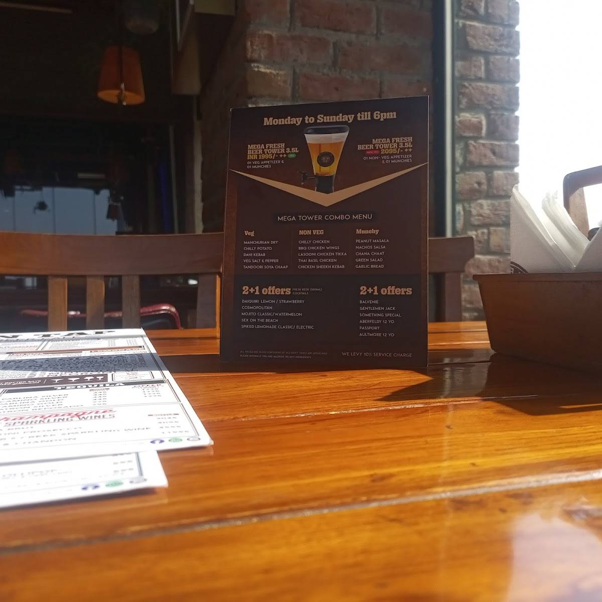 Open Tap Sector 29 menu