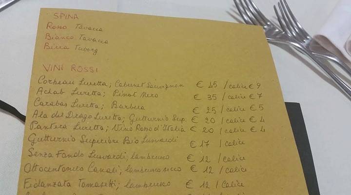 Menu di Osteria Fuori Porta 2 
