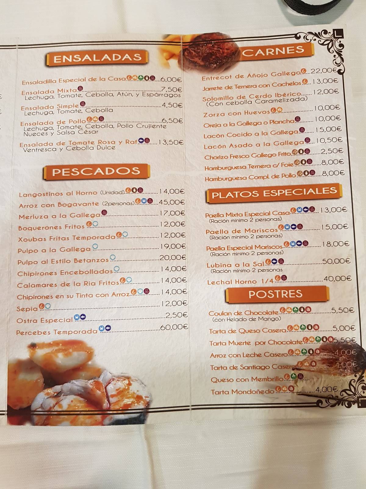 Carta Del Restaurante Ous Mes N Pulper A Majadahonda