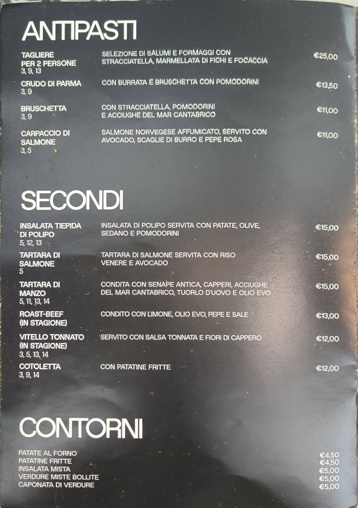 Menu di Ristorante Pizzeria Il Glicine 