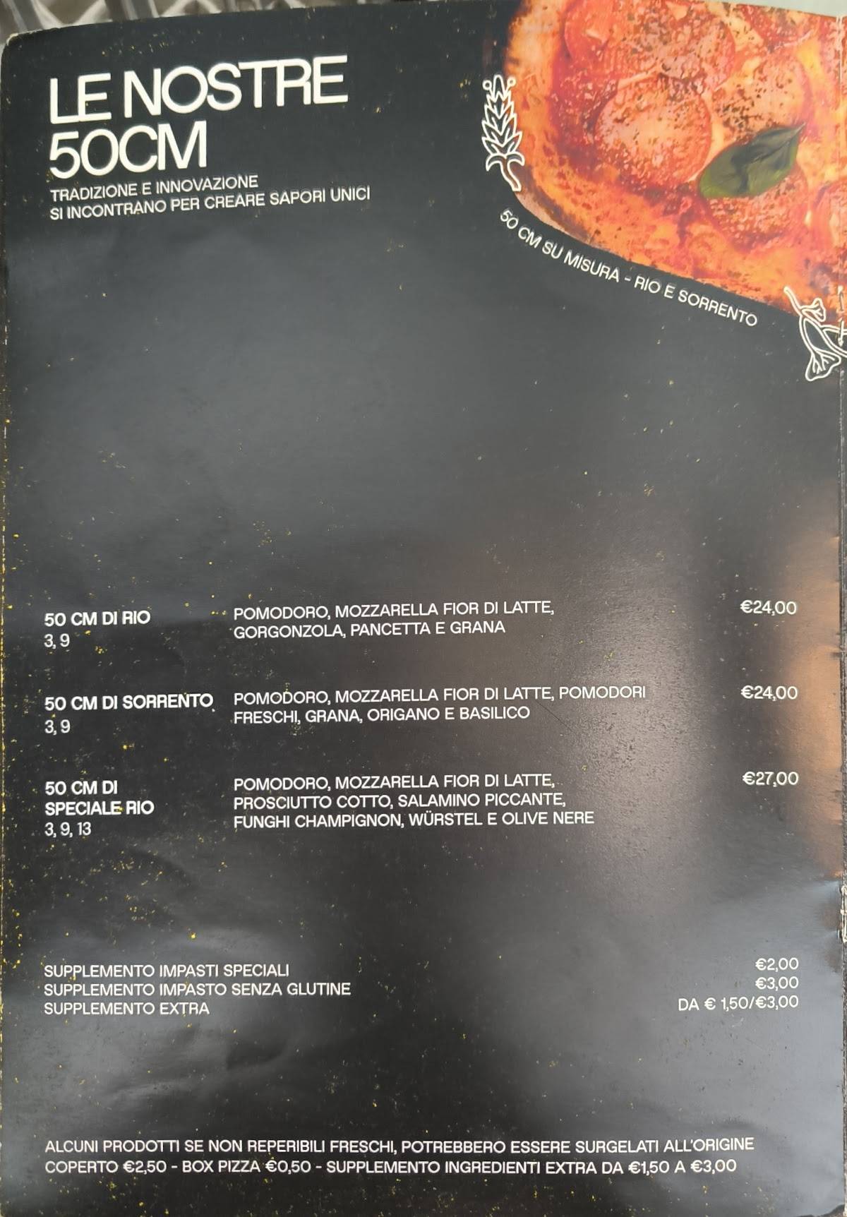 Menu di Ristorante Pizzeria Il Glicine 