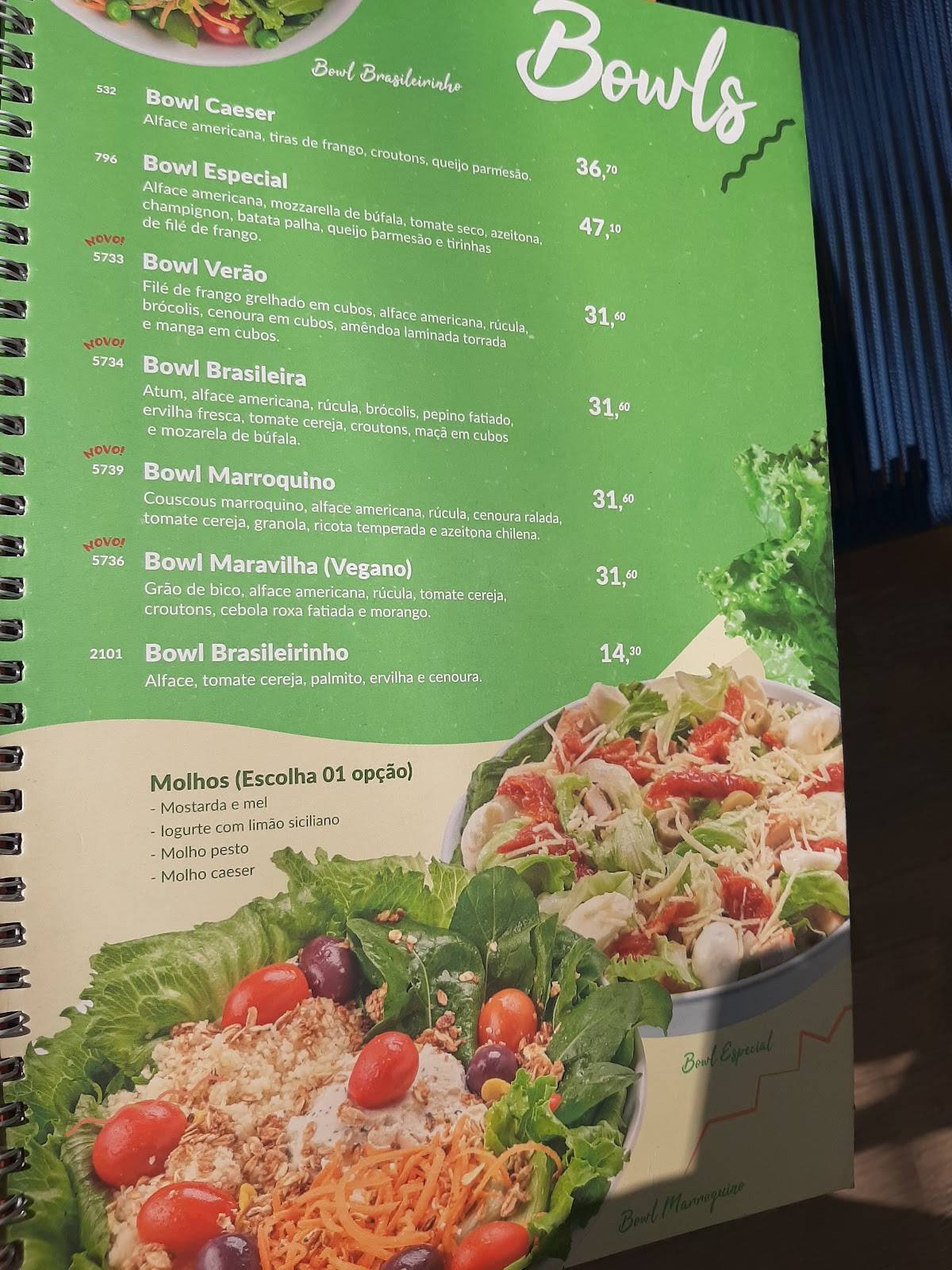 Padaria Brasileira Vila Assunção cardápio