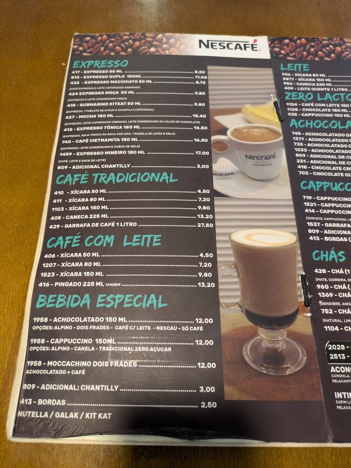 Padaria Cerro Azul - Restaurante, Confeitaria e Panificadora cardápio