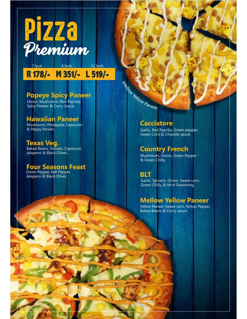 Papa Louie's Pizza Maninagar menu