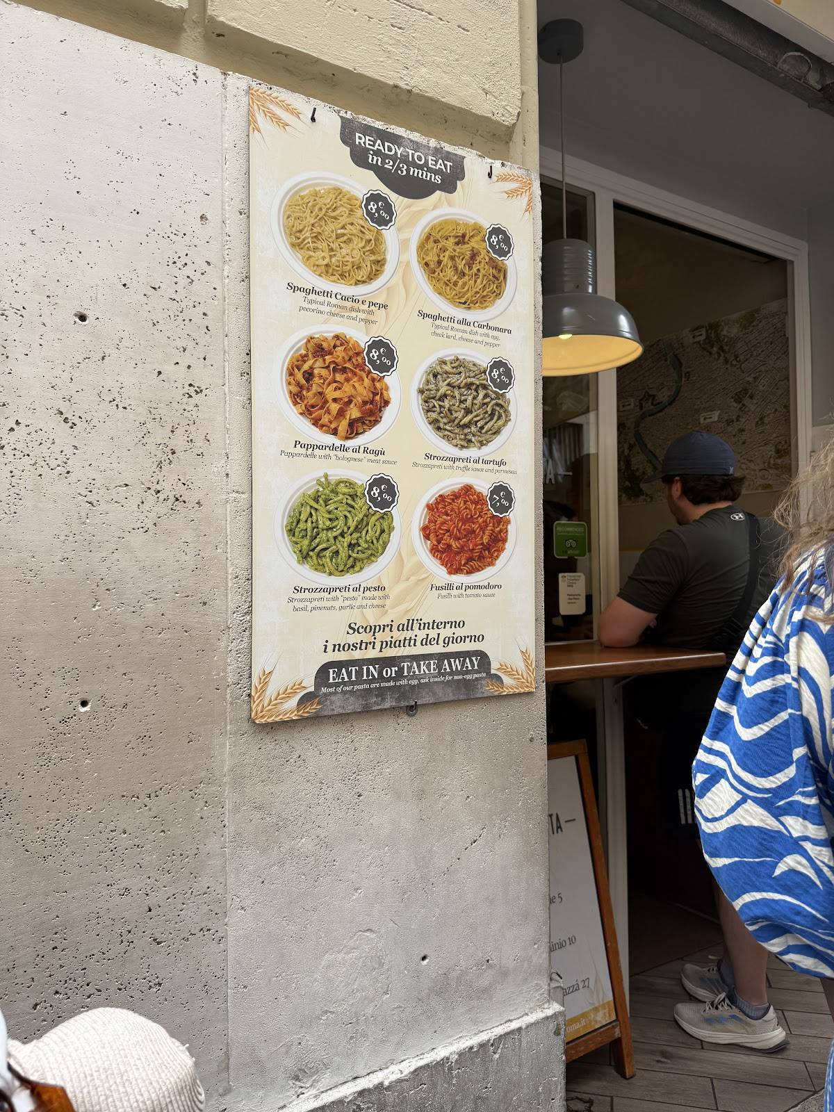 Menu di Pastasciutta 