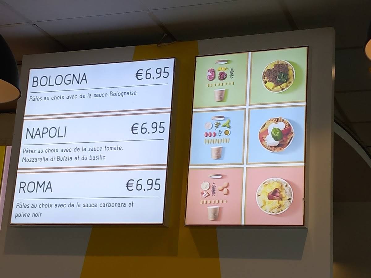 Menu de Pasteria