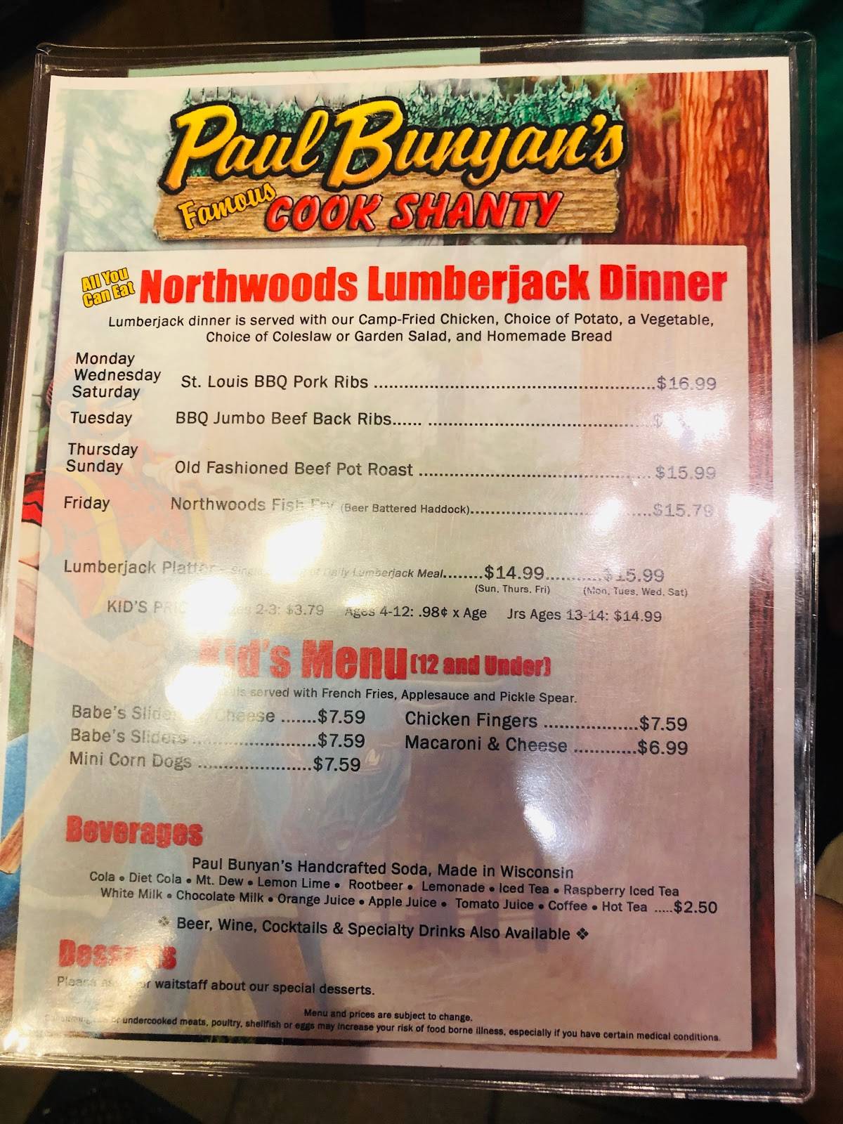 Paul Bunyan Wisconsin Dells Wi - 58t5ptq