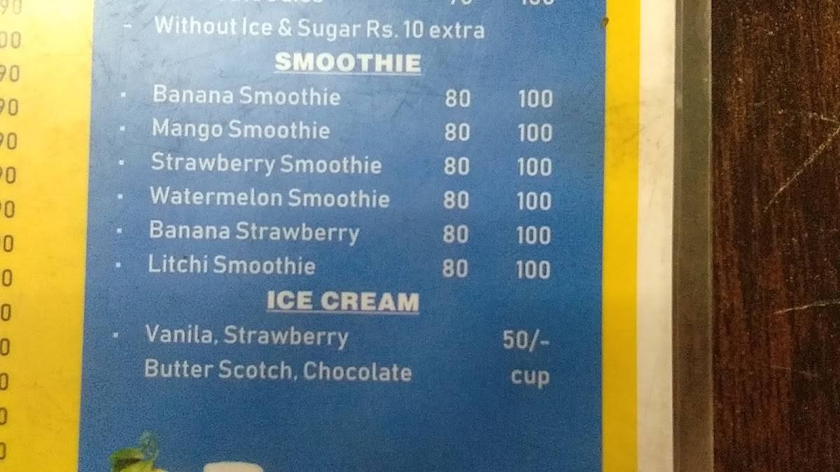 Pb11 Food Junction menu