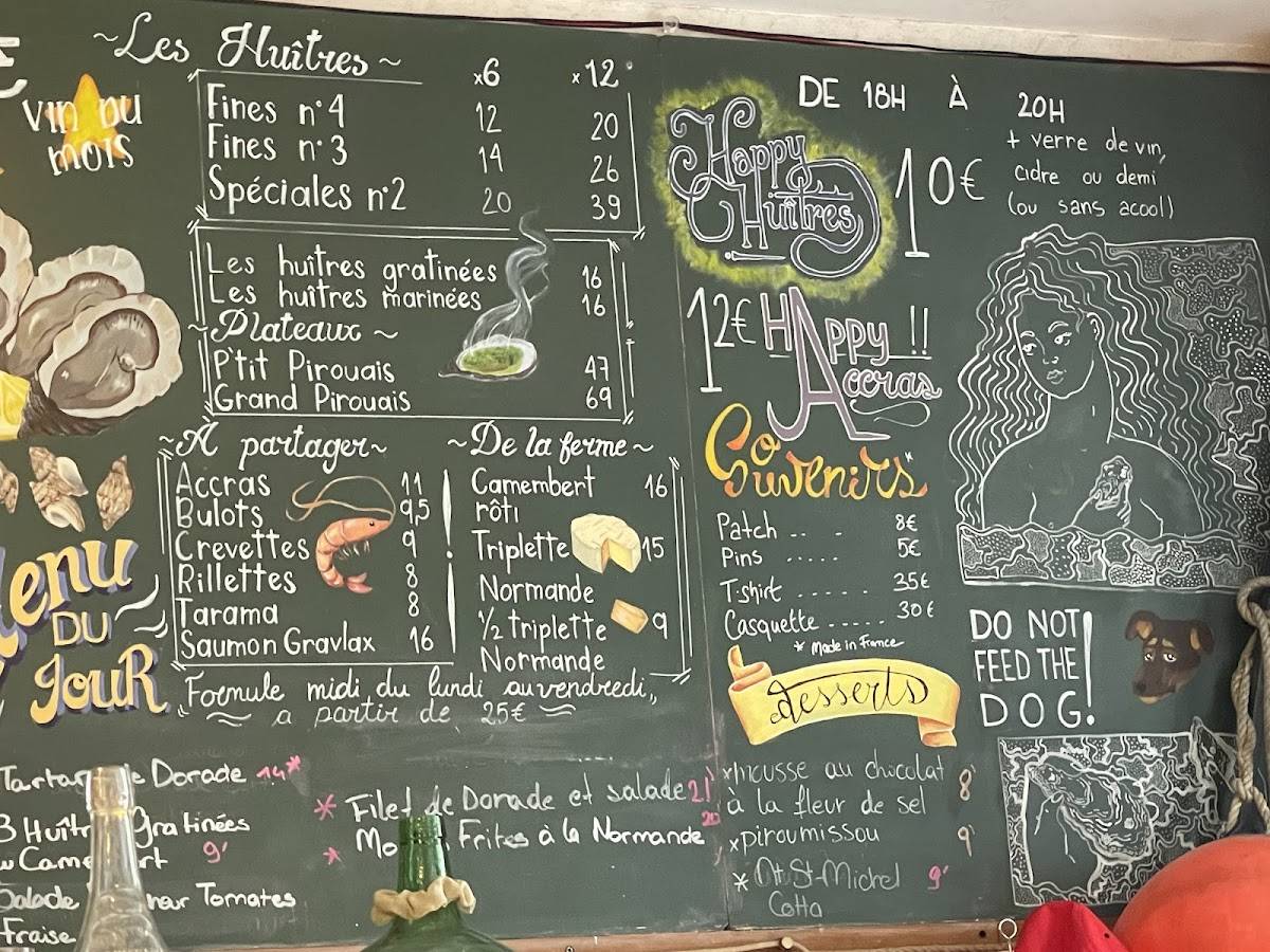 Menu de Perlouse