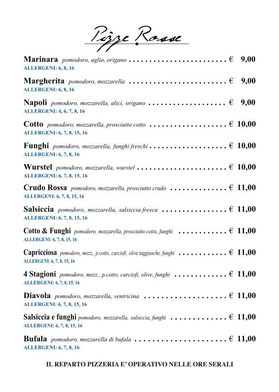 Menu di PiPè 