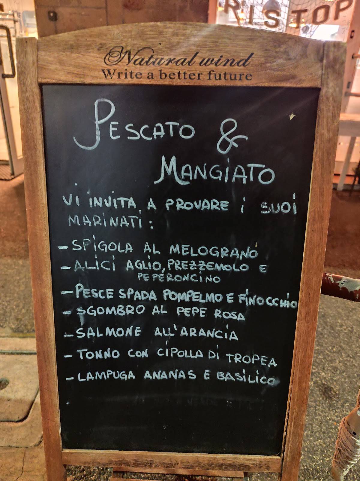 Menu di Pescato & Mangiato 