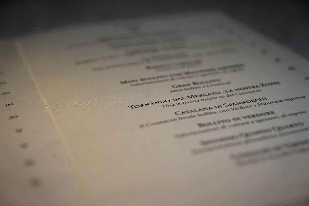 Menu di Ristorante Pesce Briaco 