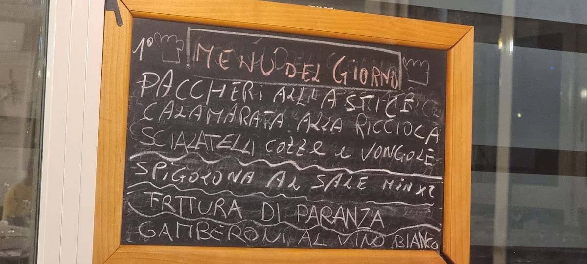 Menu di Pescheria con cottura da Gennarino 