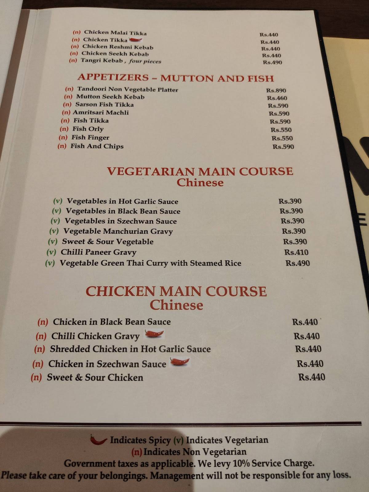 Pikwik (Shakti Vihar) menu