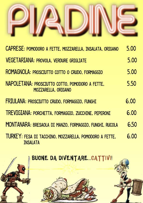 Menu di El Bàcaro 