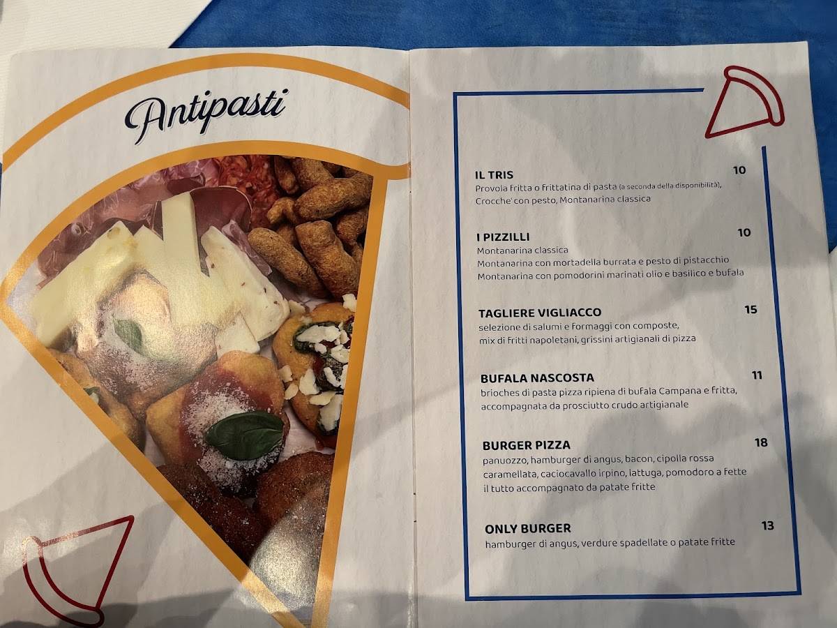 Menu di Pizzeria da Pasquale a pizza o sole o mare 