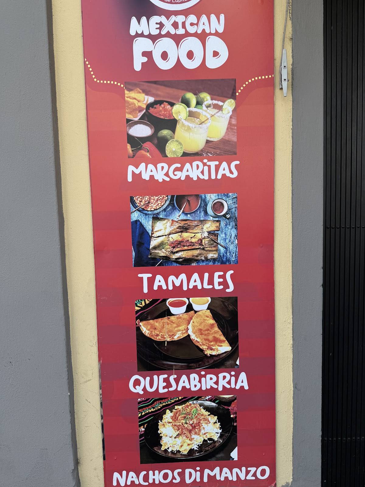Menu di TacoRRiendo de Lupita 