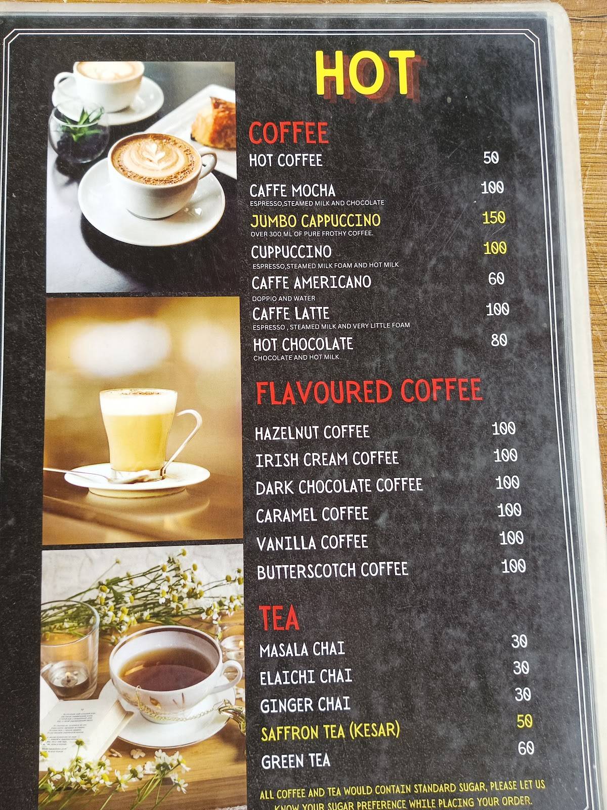 Meghna Chandak menu