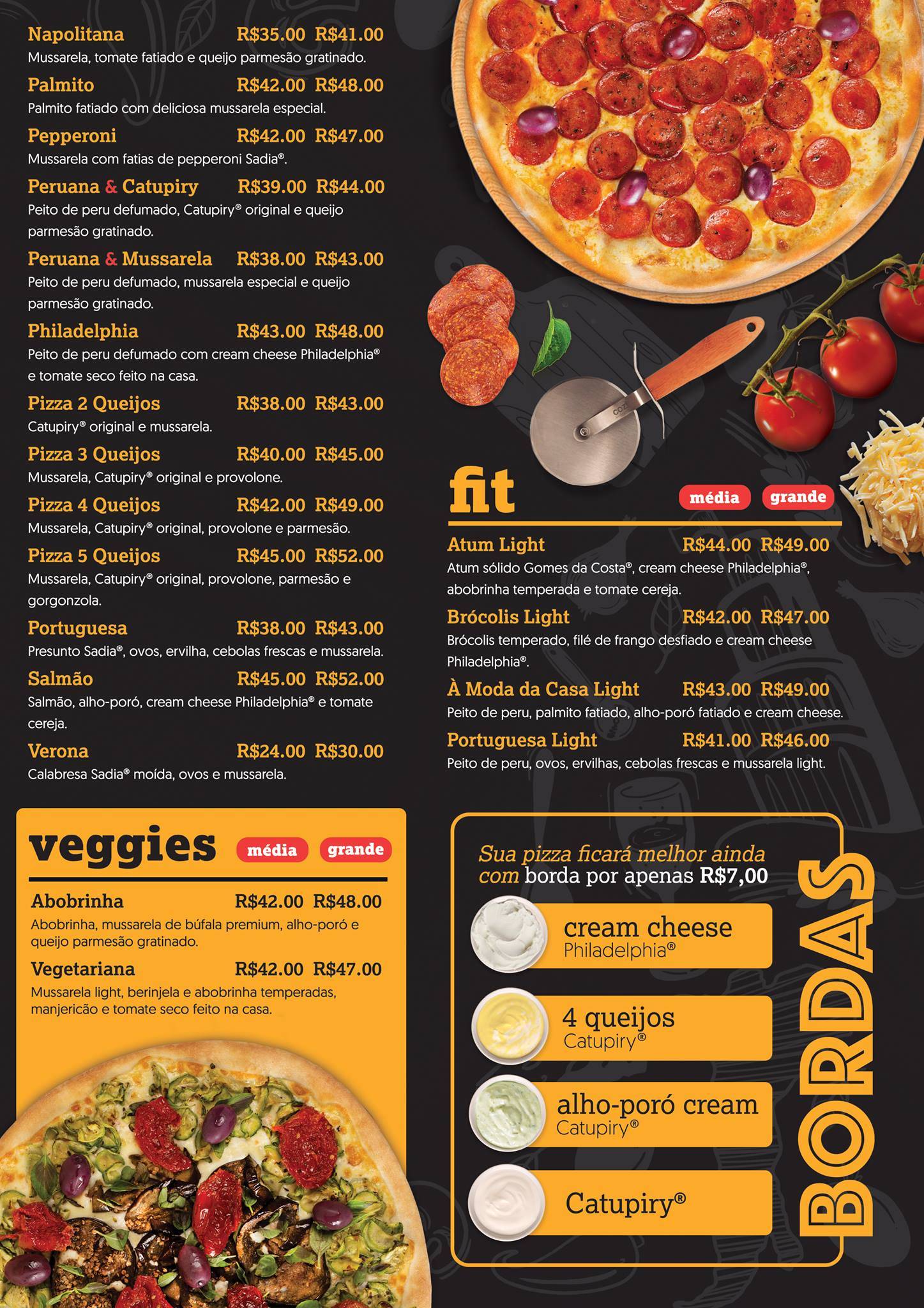 Pizzaria House cardápio