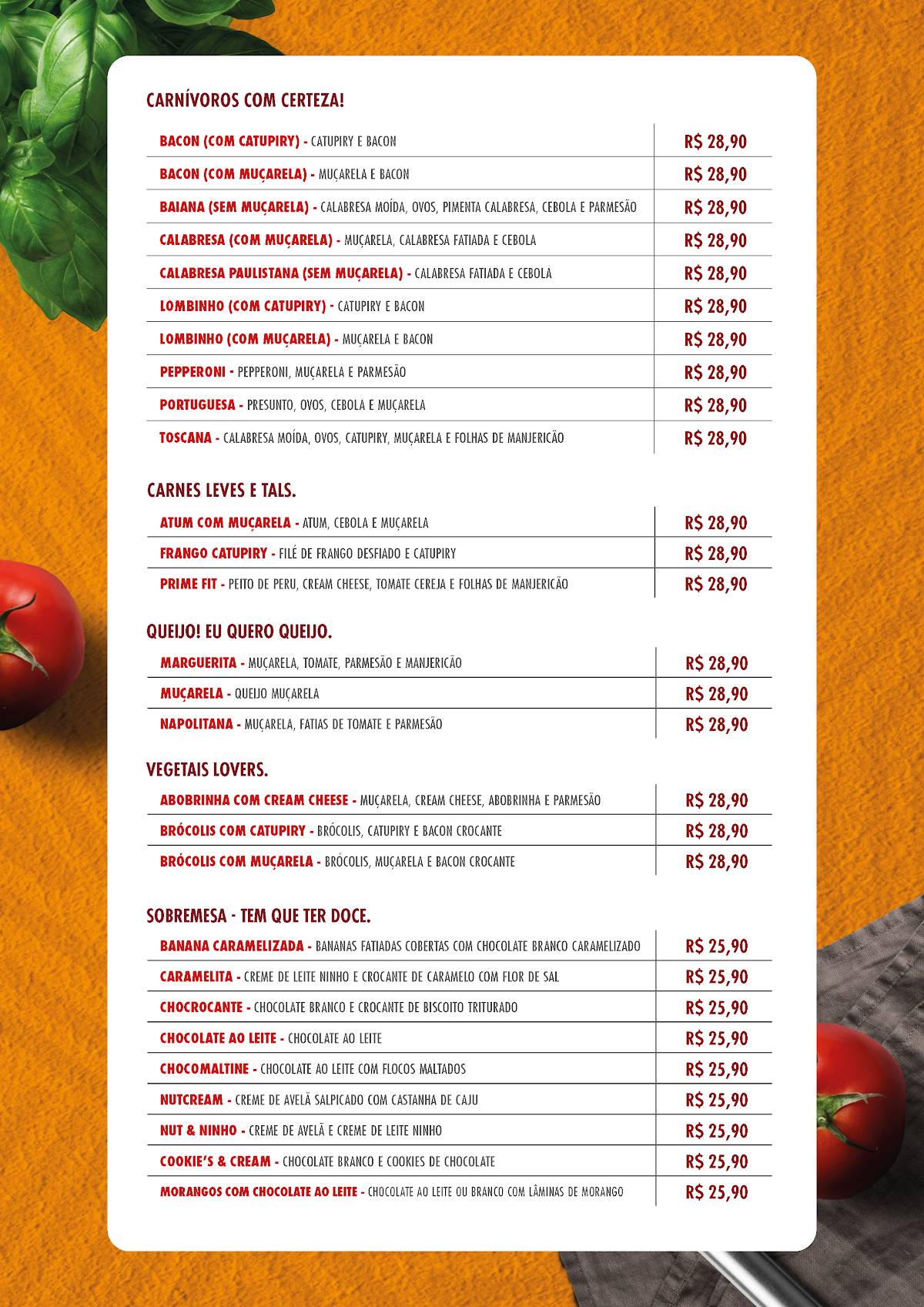 Pizza Prime - Rio Grande RS cardápio