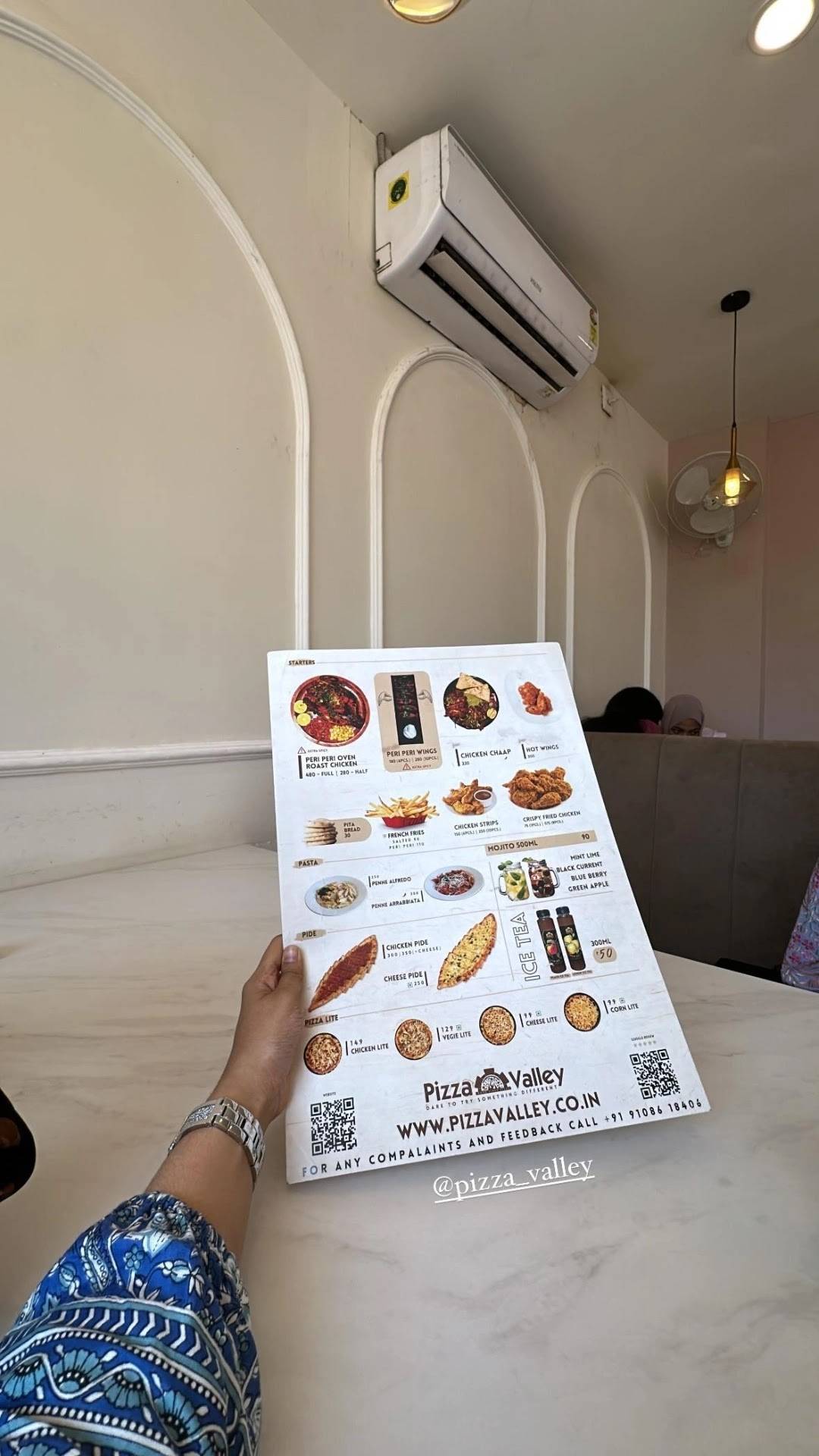 Pizza Valley menu