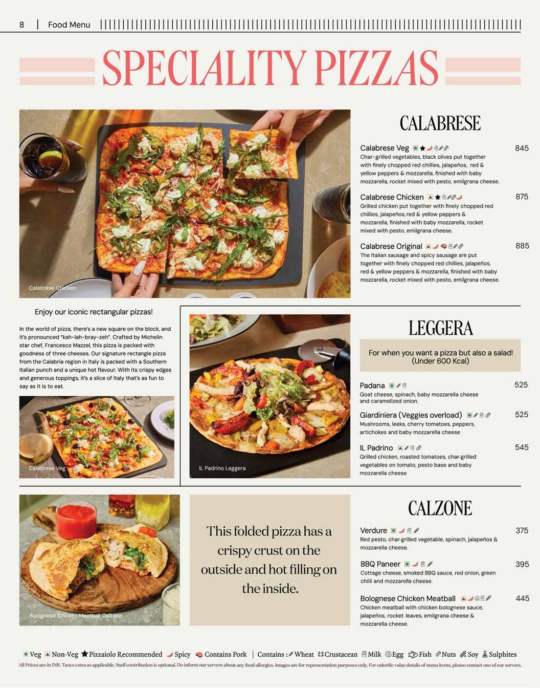 PizzaExpress menu